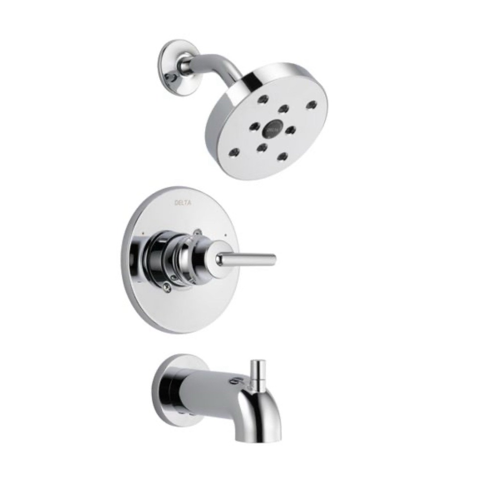 Delta T14459 Trinsic 14 Series Tub/Shower Trim Complete Chrome